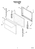 Part Location Diagram of 98017967 Whirlpool Bracket, Handle(2)