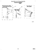 WATER SYSTEM Diagram and Parts List for 6LBR5132BW1  Whirlpool Washer