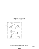 MISCELLANEOUS Diagram and Parts List for 9CA2781XSW0  Whirlpool Washer