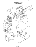 ICE MAKER , NOT ILLUSTRATED Diagram and Parts List for KSRS25QWWH11  KitchenAid Refrigerator