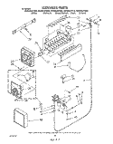 Part Location Diagram of LIT2147156 Whirlpool Service & Wiring Sheet