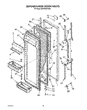 Part Location Diagram of 1124842 Whirlpool PANEL-INT