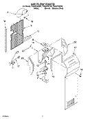 AIR FLOW PARTS Diagram and Parts List for TS25AFXKT02  Estate Refrigerator