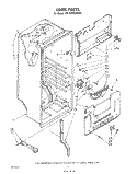 LINER , LIT/OPTIONAL Diagram and Parts List for ET14AKXLWR0  Whirlpool Refrigerator