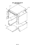 TOP AND PANEL Diagram and Parts List for 4KPDI620T0  KitchenAid Dishwasher