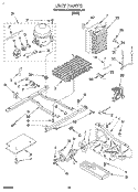 UNIT Diagram and Parts List for KSRB22QABL12  KitchenAid Refrigerator