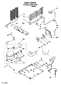 UNIT PARTS Diagram and Parts List for 8ET8WPKXKT06  Whirlpool Refrigerator