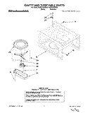 CAVITY AND TURNTABLE Diagram and Parts List for KCMS122YBL0  KitchenAid Microwave