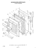 REFRIGERATOR DOOR , NOT ILLUSTRATED Diagram and Parts List for KTRF22KTPL00  Whirlpool Refrigerator