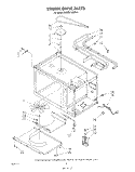 STIRRER DRIVE Diagram and Parts List for KCMS132SBL4  KitchenAid Microwave