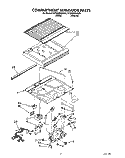 COMPARTMENT SEPARATOR Diagram and Parts List for ET20DKXAN00  Whirlpool Refrigerator