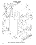 CABINET Diagram and Parts List for ET20RMXTF01  Whirlpool Refrigerator