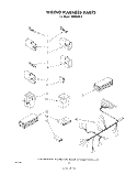 WIRING HARNESS Diagram and Parts List for SHU90050  Whirlpool Dishwasher