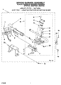 8576353 BURNER ASSEMBLY, OPTIONAL PARTS (NOT INCLUDED) Diagram and Parts List for GGQ9800PG3  Whirlpool Dryer