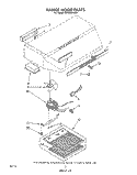 SECTION Diagram and Parts List for RH4930XWS1  Whirlpool Range Hood
