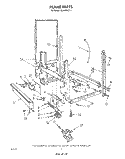 FRAME , LITERATURE AND OPTIONAL Diagram and Parts List for DU1800XT1  Whirlpool Dishwasher
