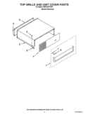Part Location Diagram of W10188580 Whirlpool COVER-UNIT