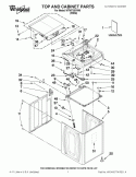 Part Location Diagram of W10196566 Whirlpool INSTALLATION INSTRUCTIONS (ENG