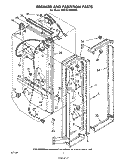 BREAKER AND PARTITION Diagram and Parts List for EHD221MMWR0  Whirlpool Refrigerator