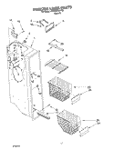 Part Location Diagram of 2171768K Whirlpool Front, Basket