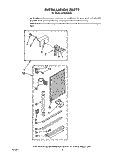 INSTALLATION Diagram and Parts List for ACM492XX1  Whirlpool Air Conditioner