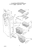 FREEZER LINER Diagram and Parts List for KSRB27FHWH00  KitchenAid Refrigerator