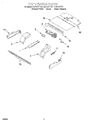 TOP VENTING, OPTIONAL Diagram and Parts List for GBD307PDS1  Whirlpool Wall Oven