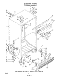 CABINET Diagram and Parts List for EB19MKXRWR0  Whirlpool Refrigerator