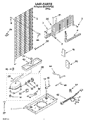 UNIT PARTS Diagram and Parts List for ER6AHKXPQ02  Whirlpool Refrigerator