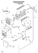 Part Location Diagram of 2220870 Whirlpool PANEL-DECO