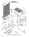Part Location Diagram of 510721 Whirlpool CONDENSER BRACKET TOP
