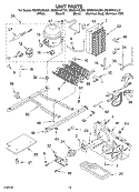 UNIT Diagram and Parts List for GS2SHAXLS01  Whirlpool Refrigerator