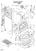 SECTION Diagram and Parts List for KEYW777BWH0  KitchenAid Dryer