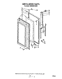 SERVA-DOOR , LIT/OPTIONAL Diagram and Parts List for ED26MM1LWR1  Whirlpool Refrigerator