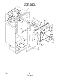 LINER Diagram and Parts List for ET20NKXWW00  Whirlpool Refrigerator