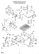 UPPER UNIT Diagram and Parts List for KSSS36MAX05  KitchenAid Refrigerator