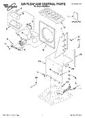 Part Location Diagram of 4389131 Whirlpool MOTOR-FAN