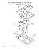 COOKTOP MODULE RCK983 Diagram and Parts List for SC8900EMH0  Whirlpool Cooktop