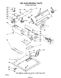 TOP AND CONSOLE Diagram and Parts List for CG2951XSW0  Whirlpool Dryer