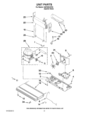 UNIT PARTS Diagram and Parts List for GI6FARXXF05  Whirlpool Refrigerator