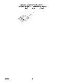 MISCELLANEOUS, LIT/OPTIONAL Diagram and Parts List for KUDR24SEBL5  KitchenAid Dishwasher