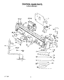 CONTROL PANEL, LIT/OPTIONAL Diagram and Parts List for KPDC610S1  KitchenAid Dishwasher