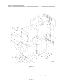 CABINET Diagram and Parts List for KGDO245EE  KitchenAid Wall Oven