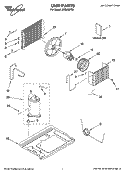 Part Location Diagram of 8209839 Whirlpool EVAPORATOR