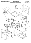 OVEN PARTS Diagram and Parts List for KDRP407HBU09  KitchenAid Range