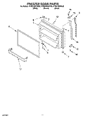 FREEZER DOOR, OPTIONAL Diagram and Parts List for KTRS19KKBT00  KitchenAid Refrigerator