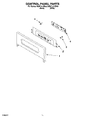 Part Location Diagram of WPW10358920 Whirlpool Control Panel