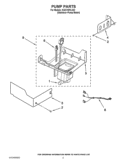 PUMP PARTS Diagram and Parts List for KUIC15PLXS2  KitchenAid Ice Maker