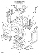 CHASSIS PARTS Diagram and Parts List for TGS326RD2  Estate Range