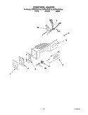 CONTROL PARTS Diagram and Parts List for KSFS25FKBL02  KitchenAid Refrigerator